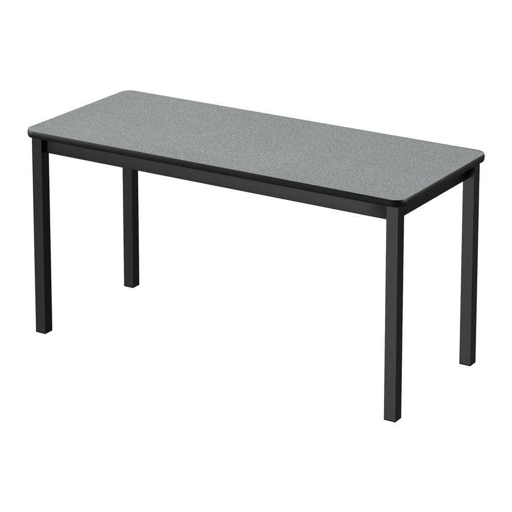 Deluxe High-Pressure Lab Table 30x48", RECTANGULAR, MONTANA GRANITE, BLACK. Picture 2