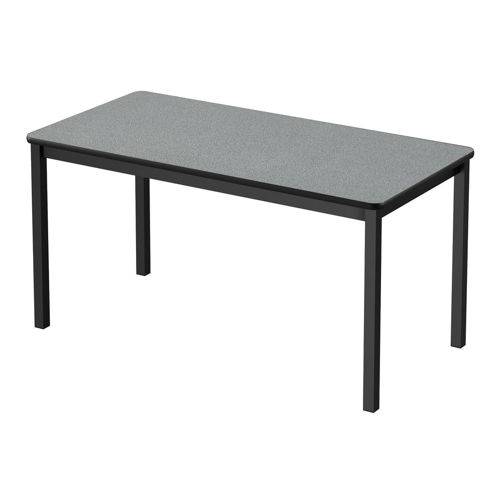 Deluxe High-Pressure Lab Table, 36x72" RECTANGULAR MONTANA GRANITE, BLACK. Picture 1