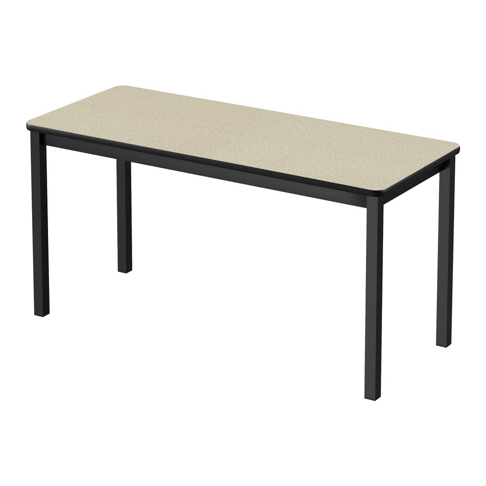 Deluxe High-Pressure Lab Table 30x60" RECTANGULAR, SAVANNAH SAND BLACK. Picture 7