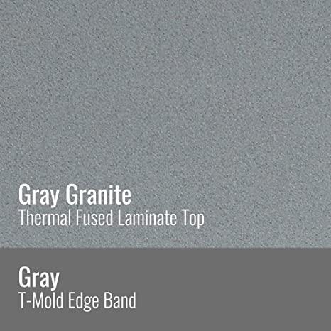 Commercial Laminate Top Activity Tables 36x60", RECTANGULAR, GRAY GRANITE, SILVER MIST. Picture 10