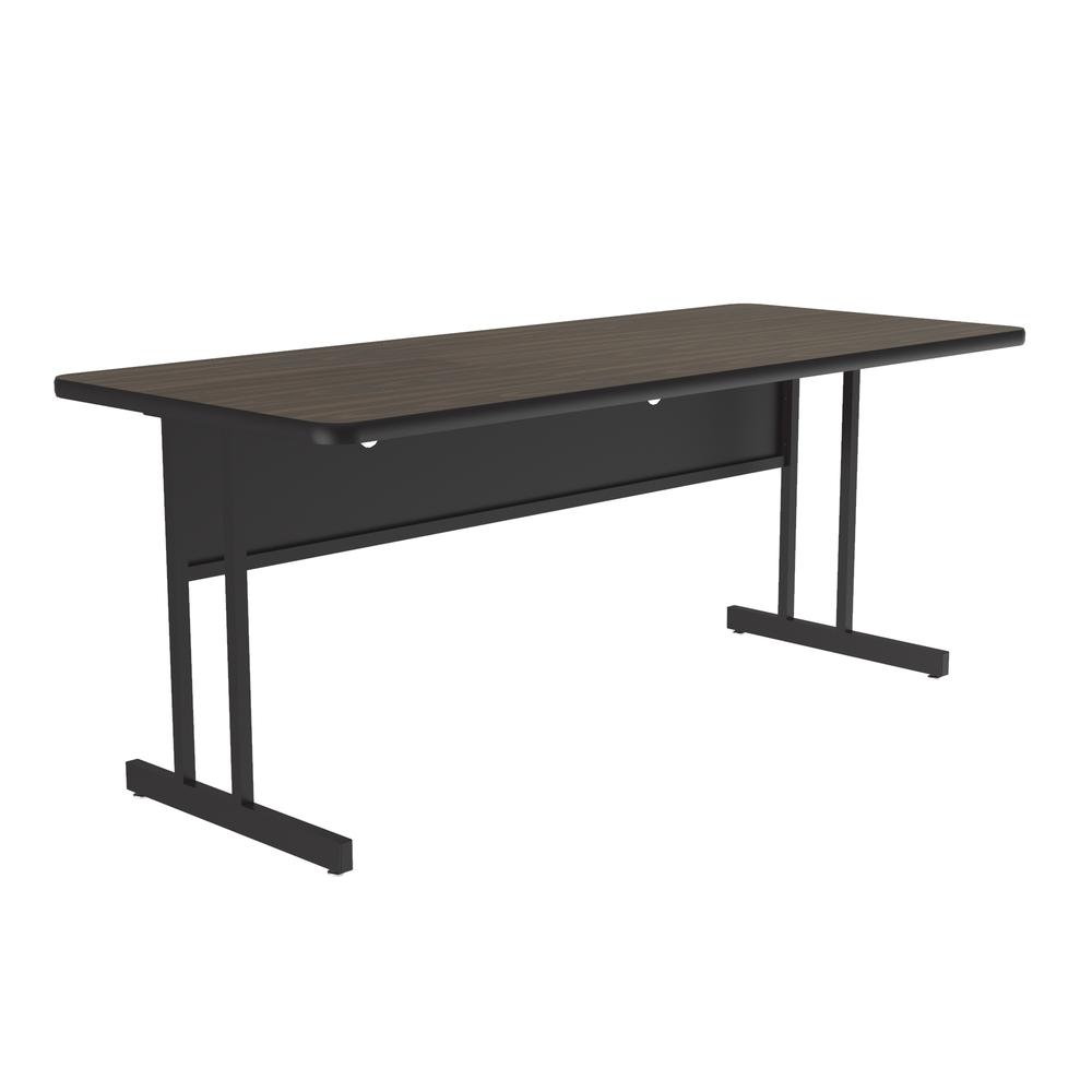 Desk Height Commercial Laminate Top Computer/Student Desks 30x60", RECTANGULAR, WALNUT BLACK. Picture 2