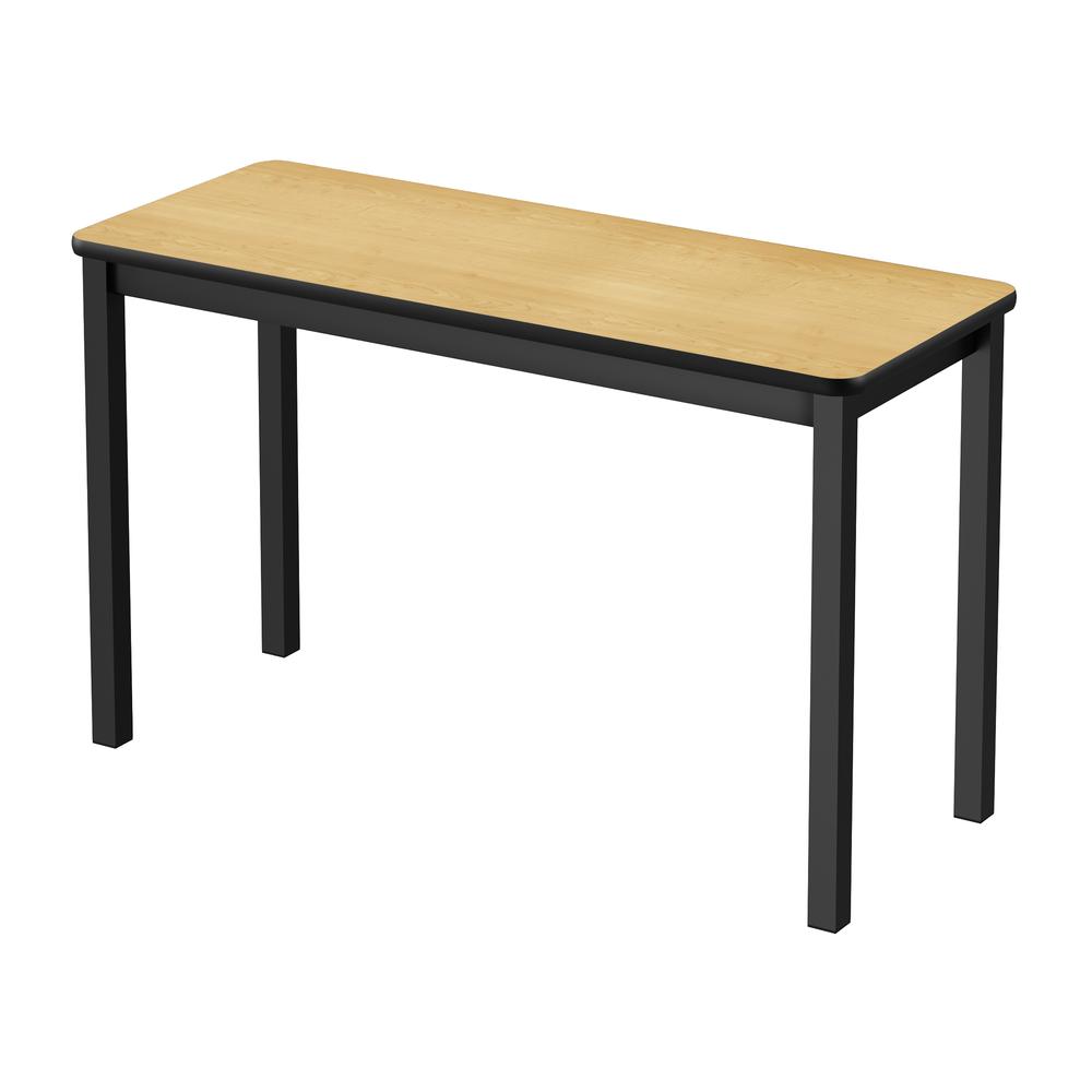 Deluxe High-Pressure Lab Table 24x72", RECTANGULAR, FUSION MAPLE BLACK. Picture 4