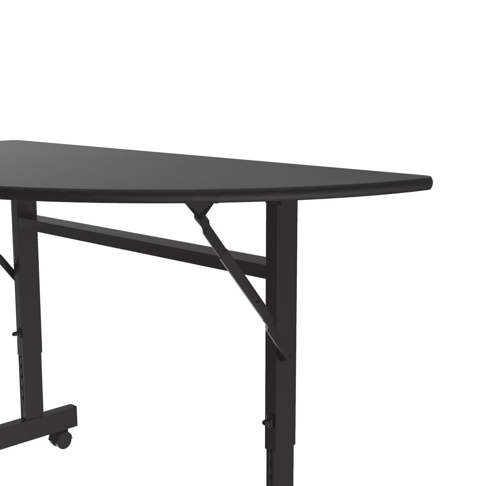 Econline Flip Top Tables 24x48", RECTANGULAR BLACK GRANITE, BLACK. Picture 6