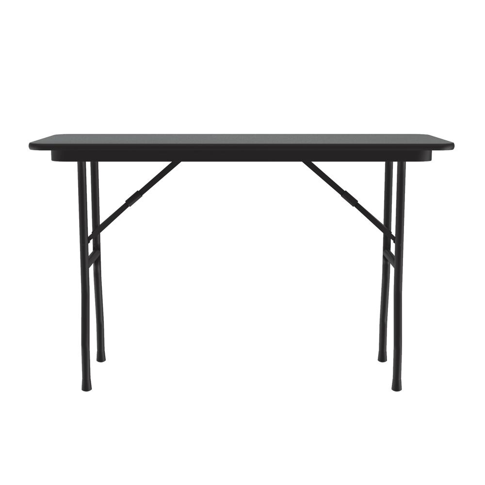 Deluxe High Pressure Top Folding Table 18x48" RECTANGULAR, MOTNTANA GRANITE BLACK. Picture 3