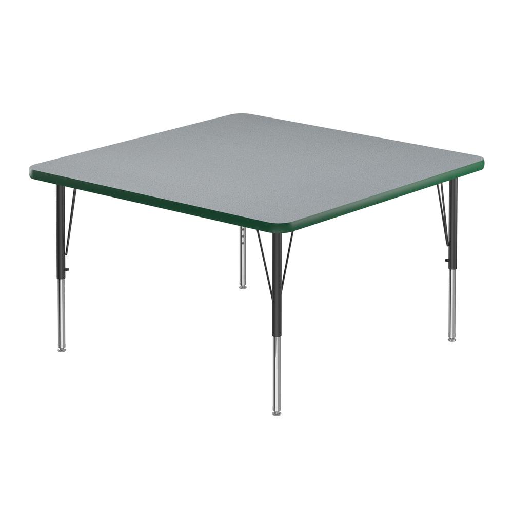 Commercial Laminate Top Activity Tables, 48x48" SQUARE, GRAY GRANITE SILVER MIST. Picture 1
