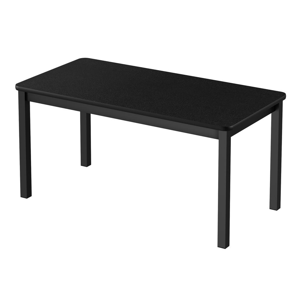 Deluxe High-Pressure Library Table 30x72", RECTANGULAR BLACK GRANITE BLACK. Picture 6