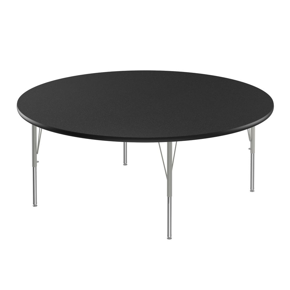 Deluxe High-Pressure Top Activity Tables 60x60", ROUND, , SILVER MIST. Picture 2