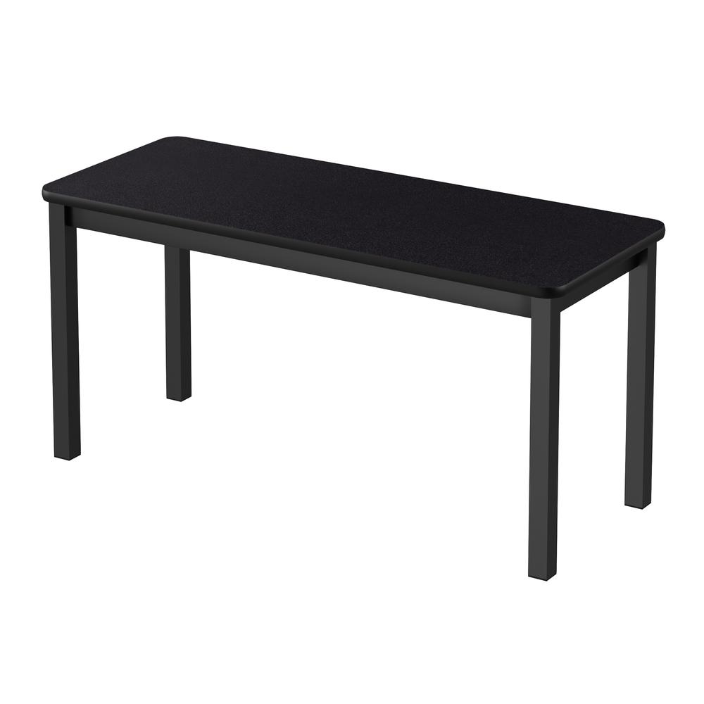 Deluxe High-Pressure Library Table, 24x72" RECTANGULAR BLACK GRANITE, BLACK. Picture 3