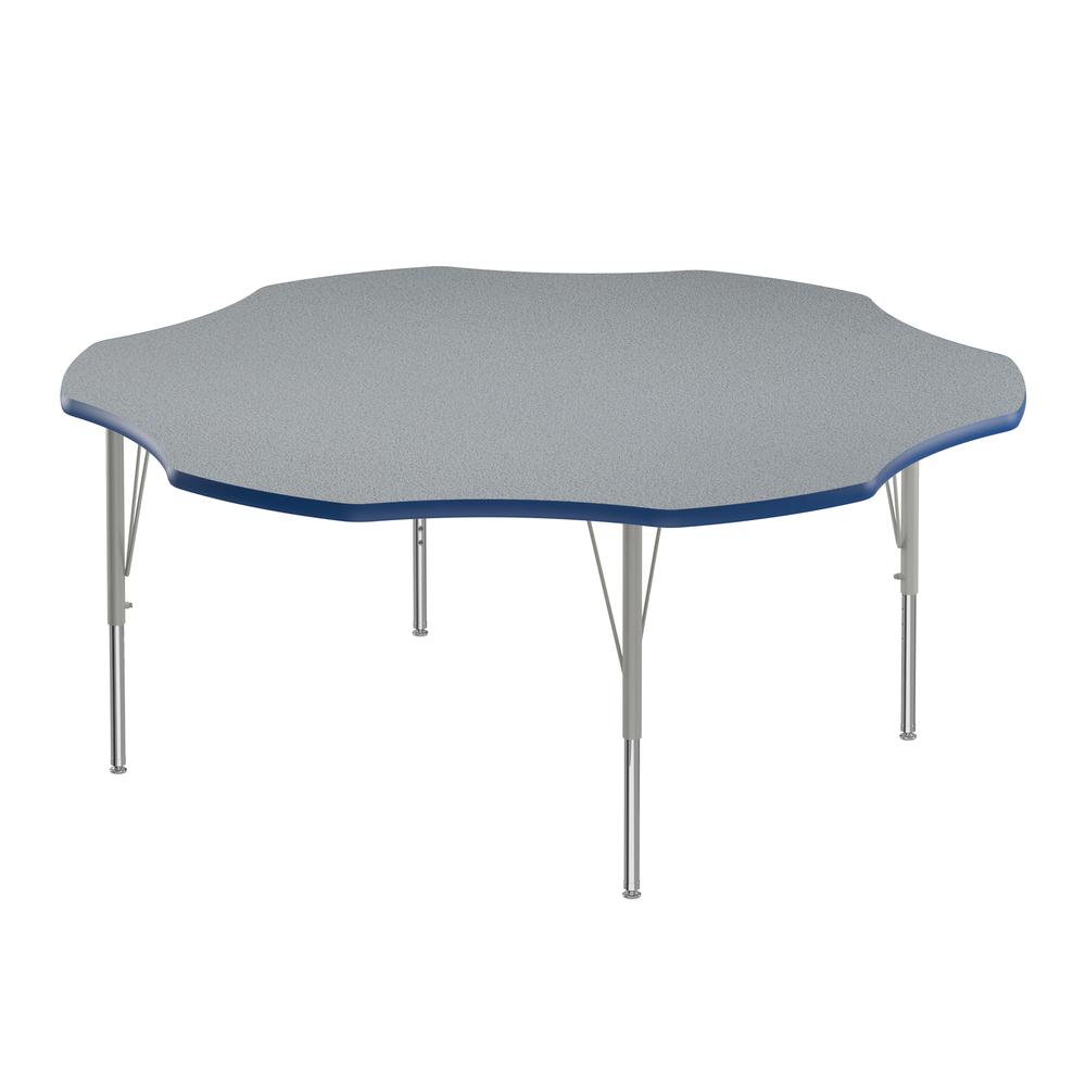 Deluxe High-Pressure Top Activity Tables 60x60", FLOWER, GRAY GRANITE, SILVER MIST. Picture 8
