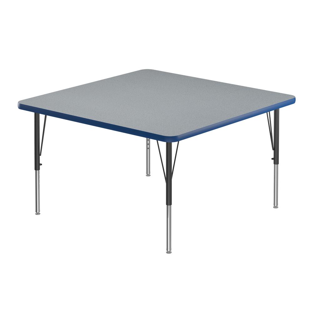 Commercial Laminate Top Activity Tables, 36x36", SQUARE GRAY GRANITE BLACK. Picture 1