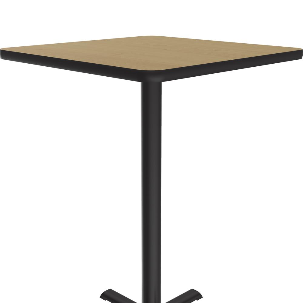 Bar Stool/Standing Height Deluxe High-Pressure Café and Breakroom Table 30x30" SQUARE, FUSION MAPLE BLACK. Picture 2