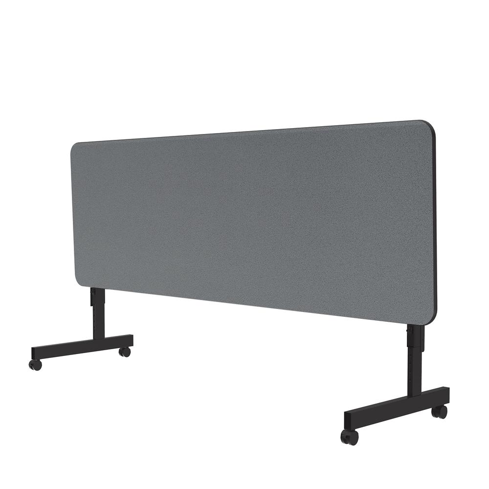 Econline Flip Top Tables, 24x60", RECTANGULAR GRAY GRANITE BLACK. Picture 5