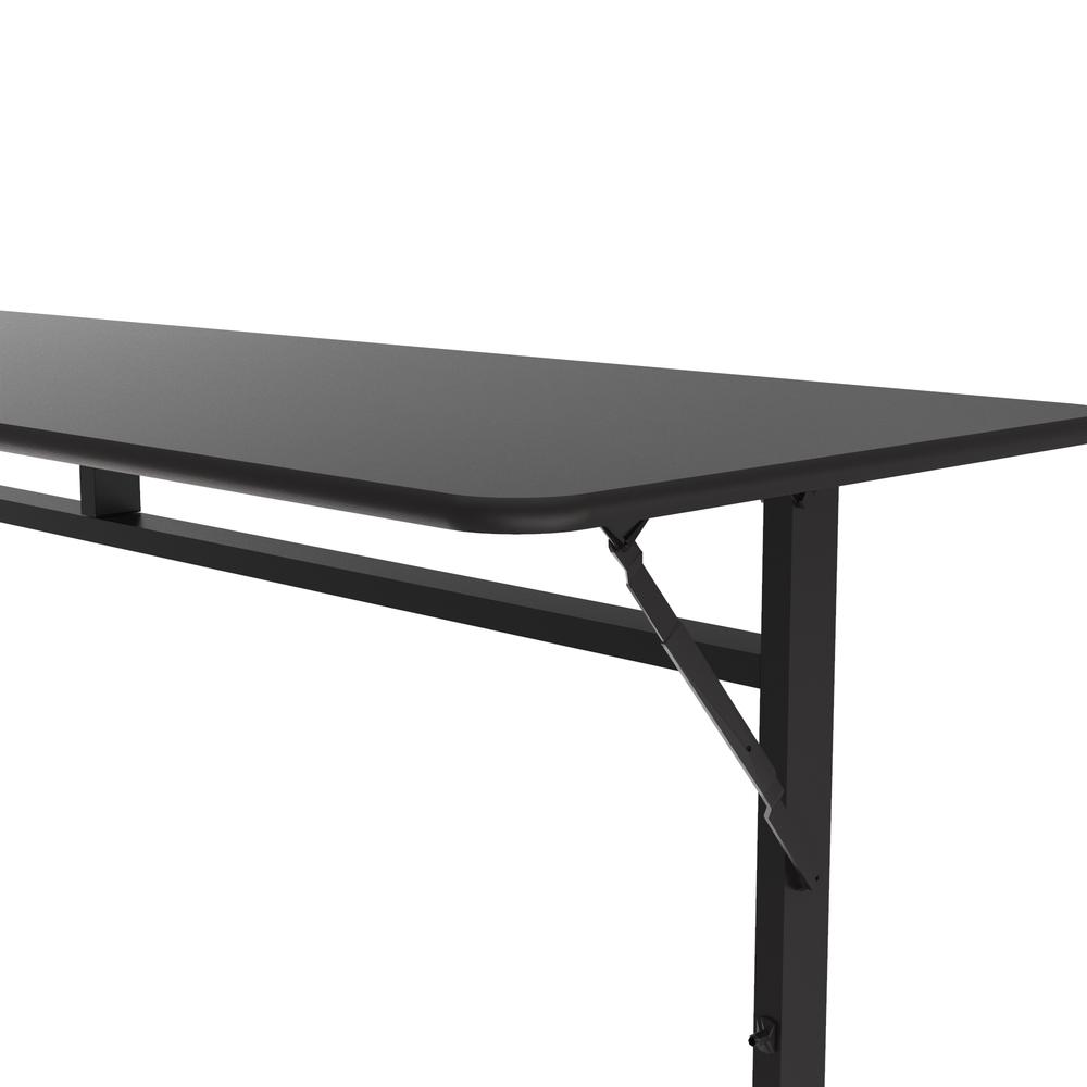 Econline Flip Top Tables 24x72", RECTANGULAR BLACK GRANITE BLACK. Picture 8