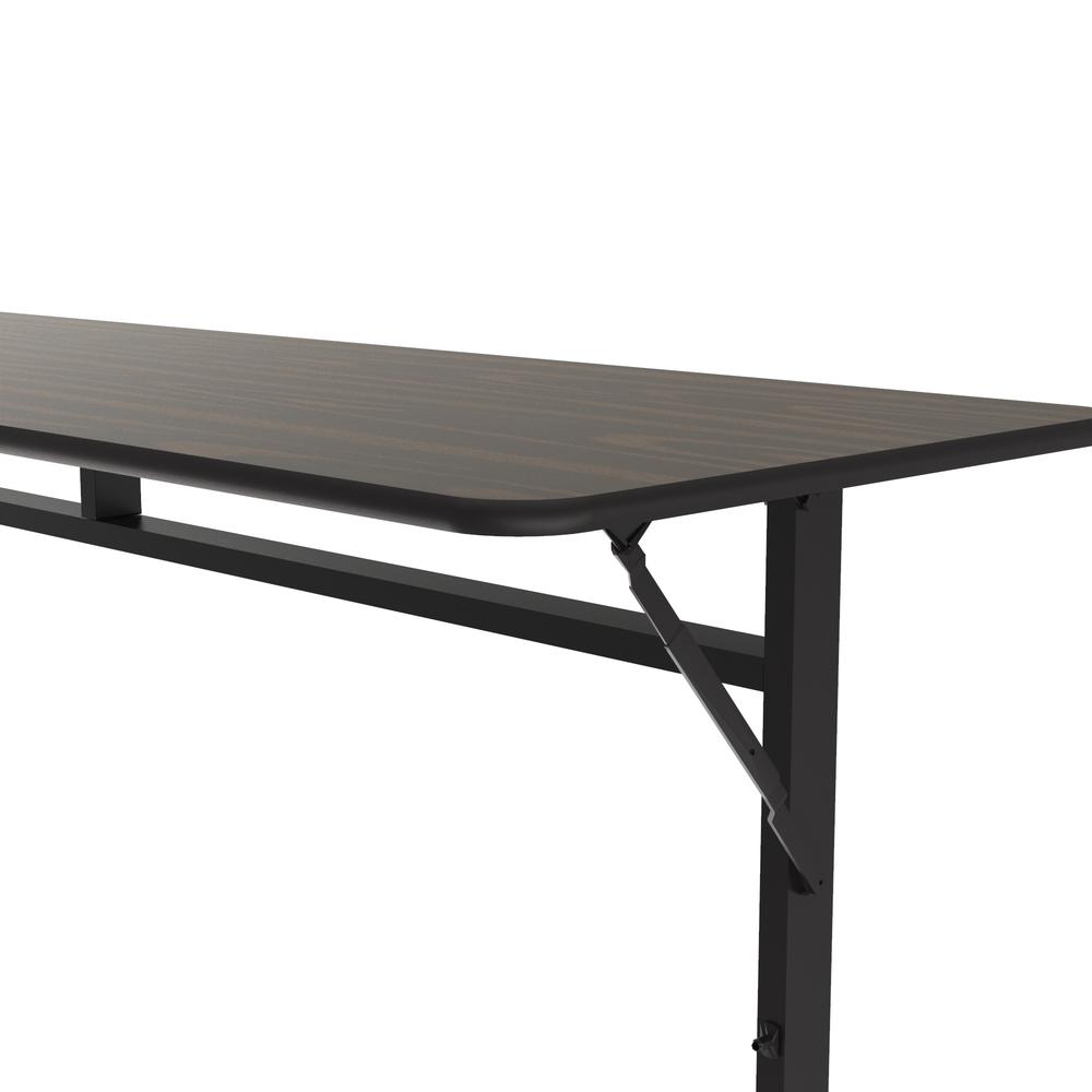 Econline Flip Top Tables 24x60", RECTANGULAR, WALNUT BLACK. Picture 6