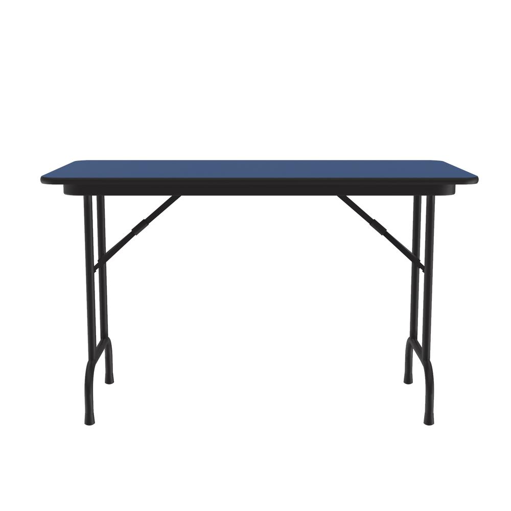 Deluxe High Pressure Top Folding Table 24x48", RECTANGULAR, YELLOW BLACK. Picture 12