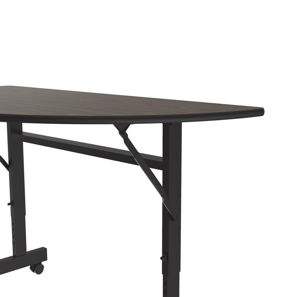 Econline Flip Top Tables, 24x48", RECTANGULAR WALNUT BLACK. Picture 1