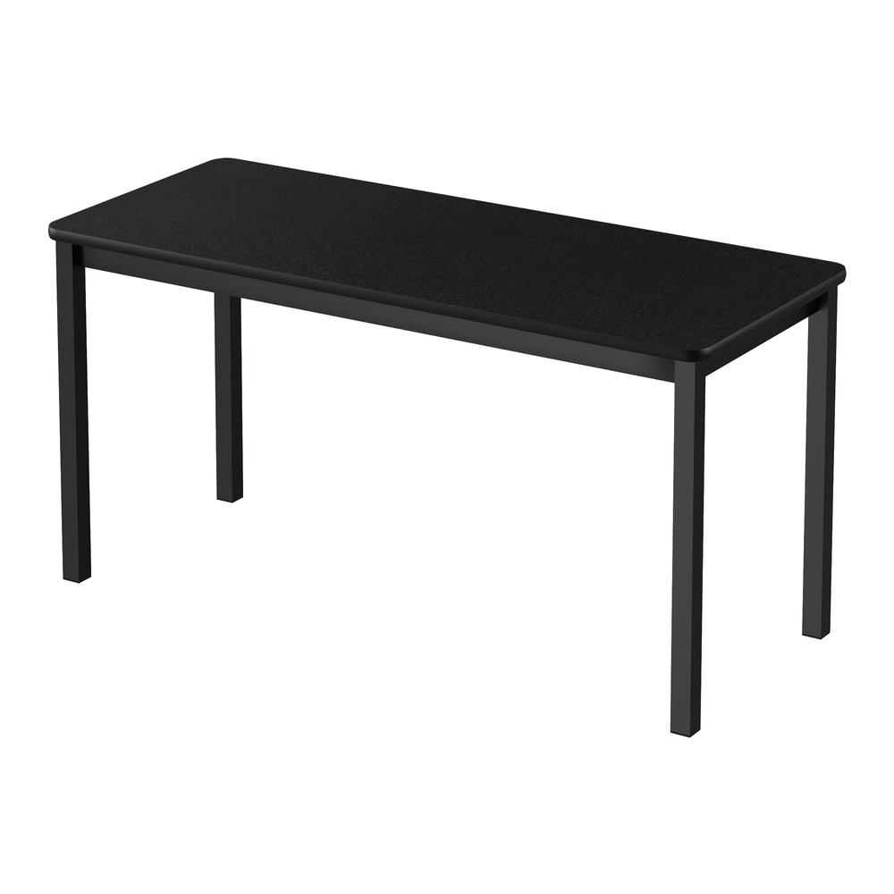 Deluxe High-Pressure Lab Table, 30x72", RECTANGULAR, BLACK GRANITE BLACK. Picture 6