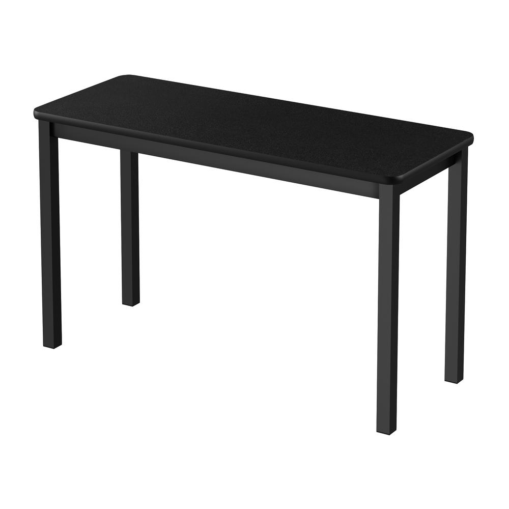 Deluxe High-Pressure Lab Table, 24x72", RECTANGULAR BLACK GRANITE BLACK. Picture 1