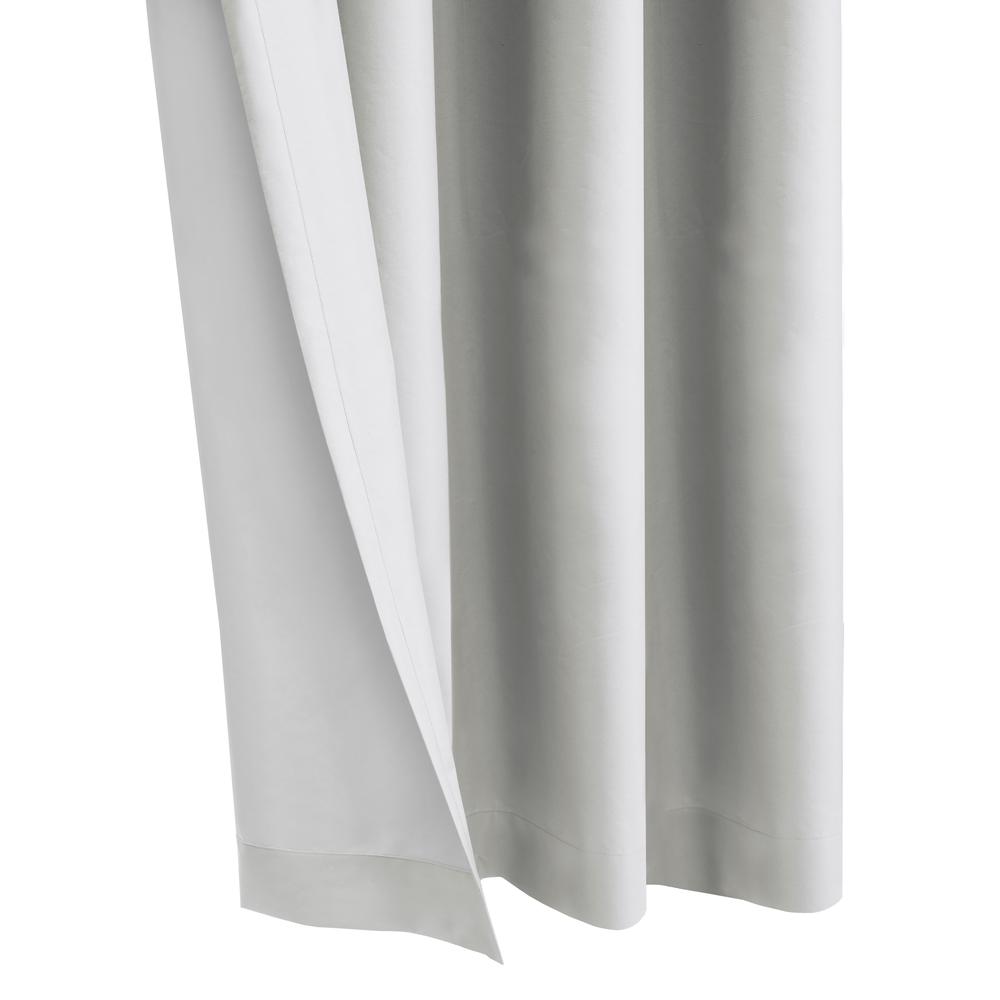 Alpine Blackout Grommet Curtain Panel 52 x 63 in White. Picture 3