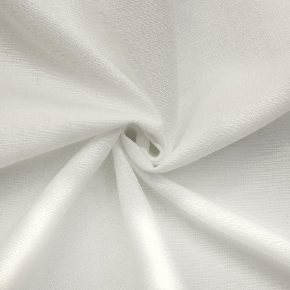 Mulberry Light Filtering Dual Header Curtain Panel 54 x 95 in White. Picture 4