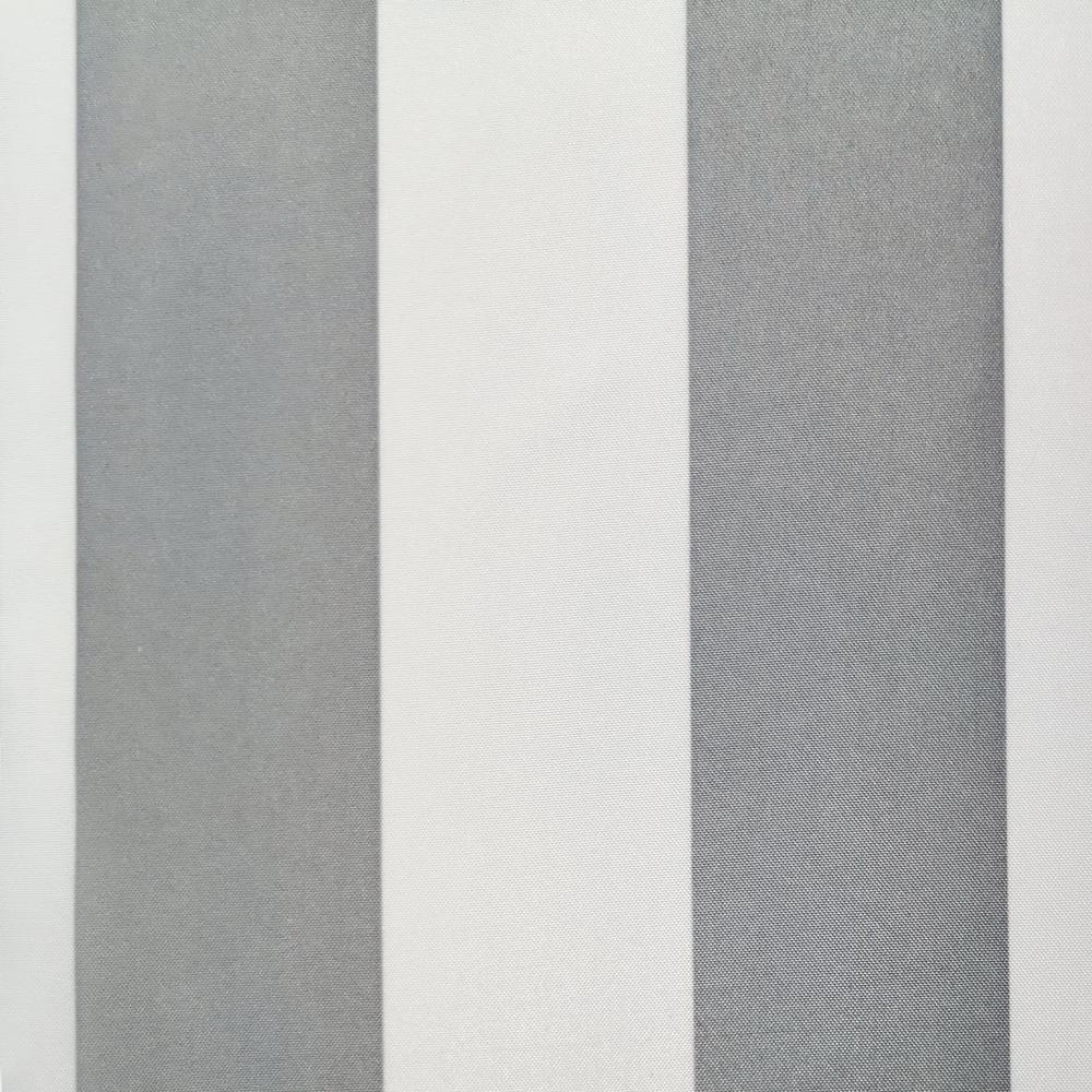 Seascapes Stripe Grommet Panel Pair each 50 x 84 in Alloy Grey. Picture 2