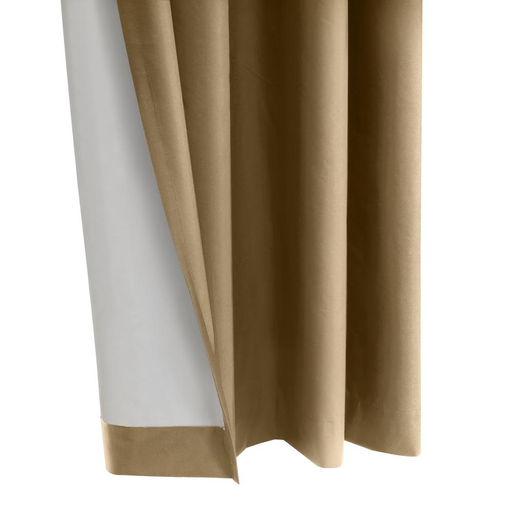 Alpine Blackout Grommet Curtain Panel 52 x 84 in Sand. Picture 3