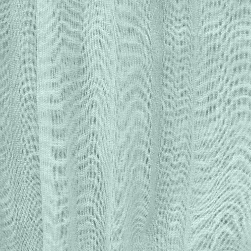 Paloma Sheer Dual Header Curtain Panel 52 x 84 in Pale Thyme. Picture 6