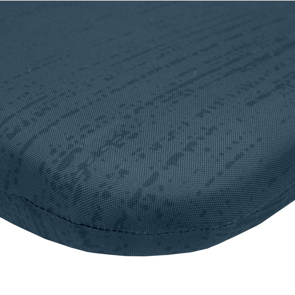 Urban Chic Outdoor Solid Textured Lounger Cushion 22 x 73 in Navy. Picture 2