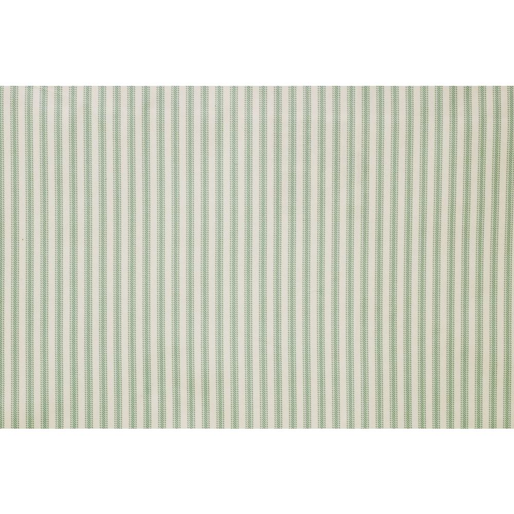 Ticking Stripe Room Darkening Pole Top Curtain Panel Pair each 40 x 84 in Sage. Picture 5