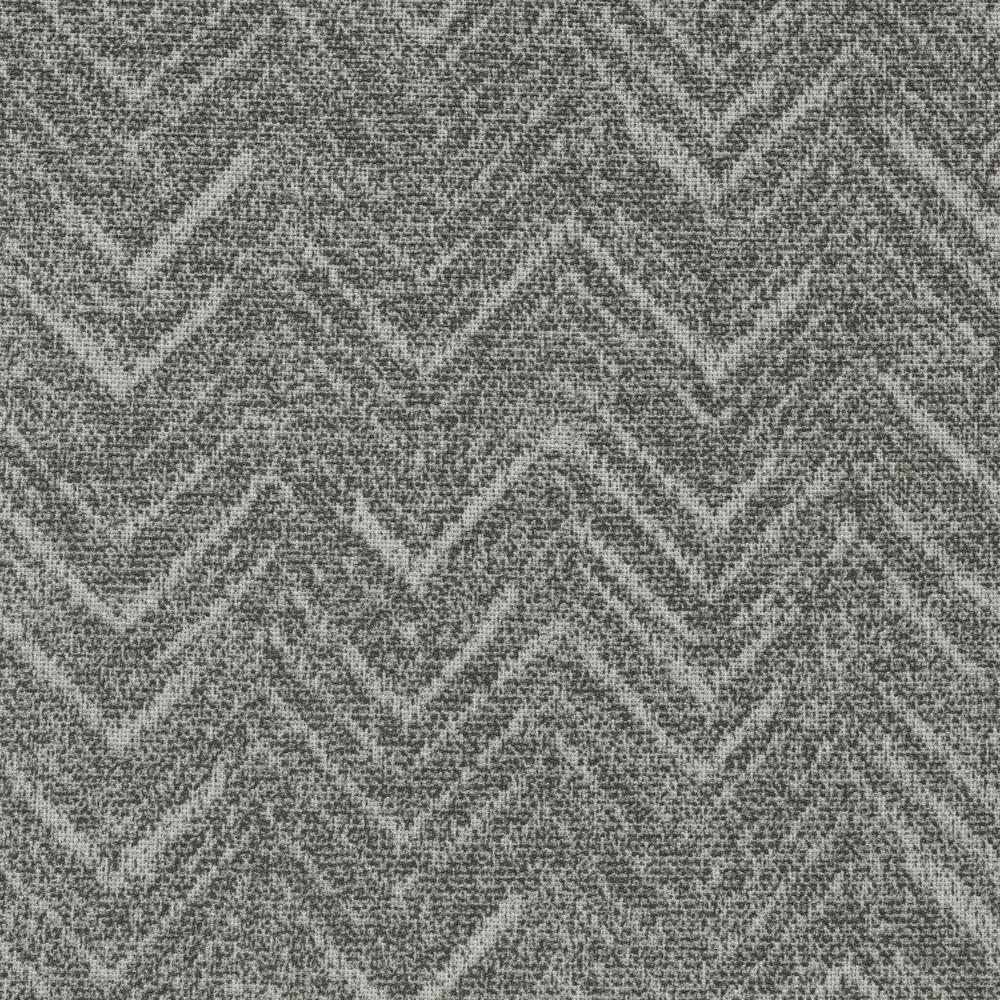 Fifty Shades of Grey Outdoor Chevron Print Bench Seat Cushion 48 x 18 in Grey. Picture 2