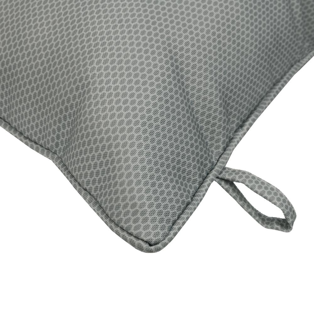 Sunny Citrus Outdoor Texture Printed Deep Seat Cushion 24 x 24 in Grey. Picture 2