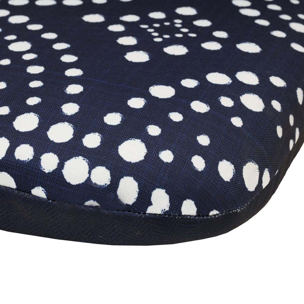 Urban Chic Printed Lounger Cushion 22 x 73 in Navy. Picture 4