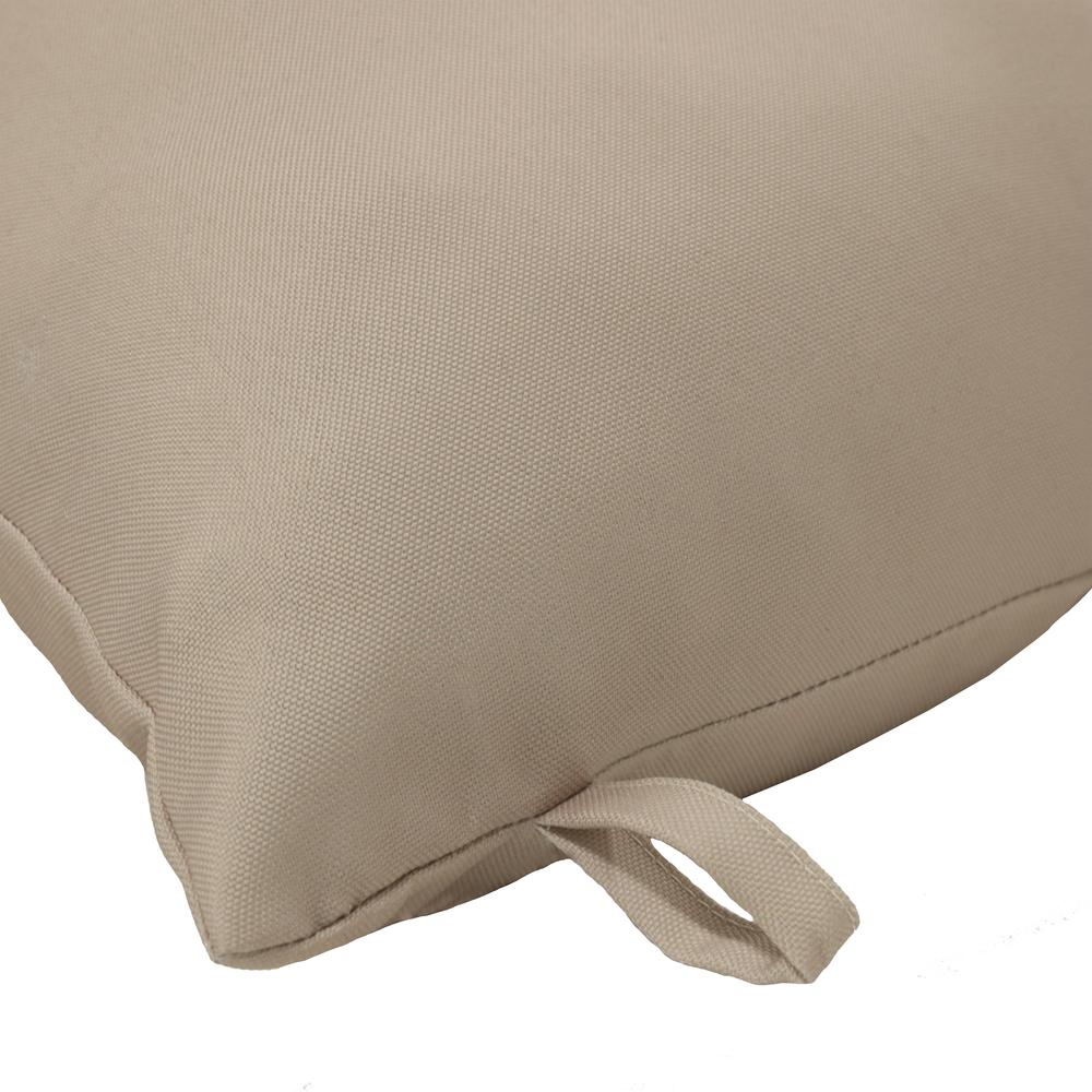 Nature Outdoor Deep Seat Cushion 24 x 24 in Solid Taupe. Picture 2