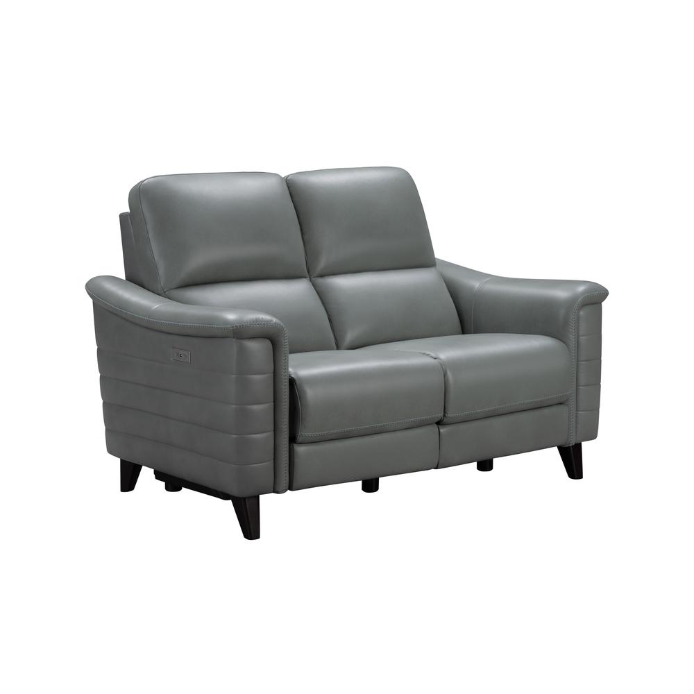 29PH-3081 Malone Power Reclining Loveseat, Green Gray. Picture 2