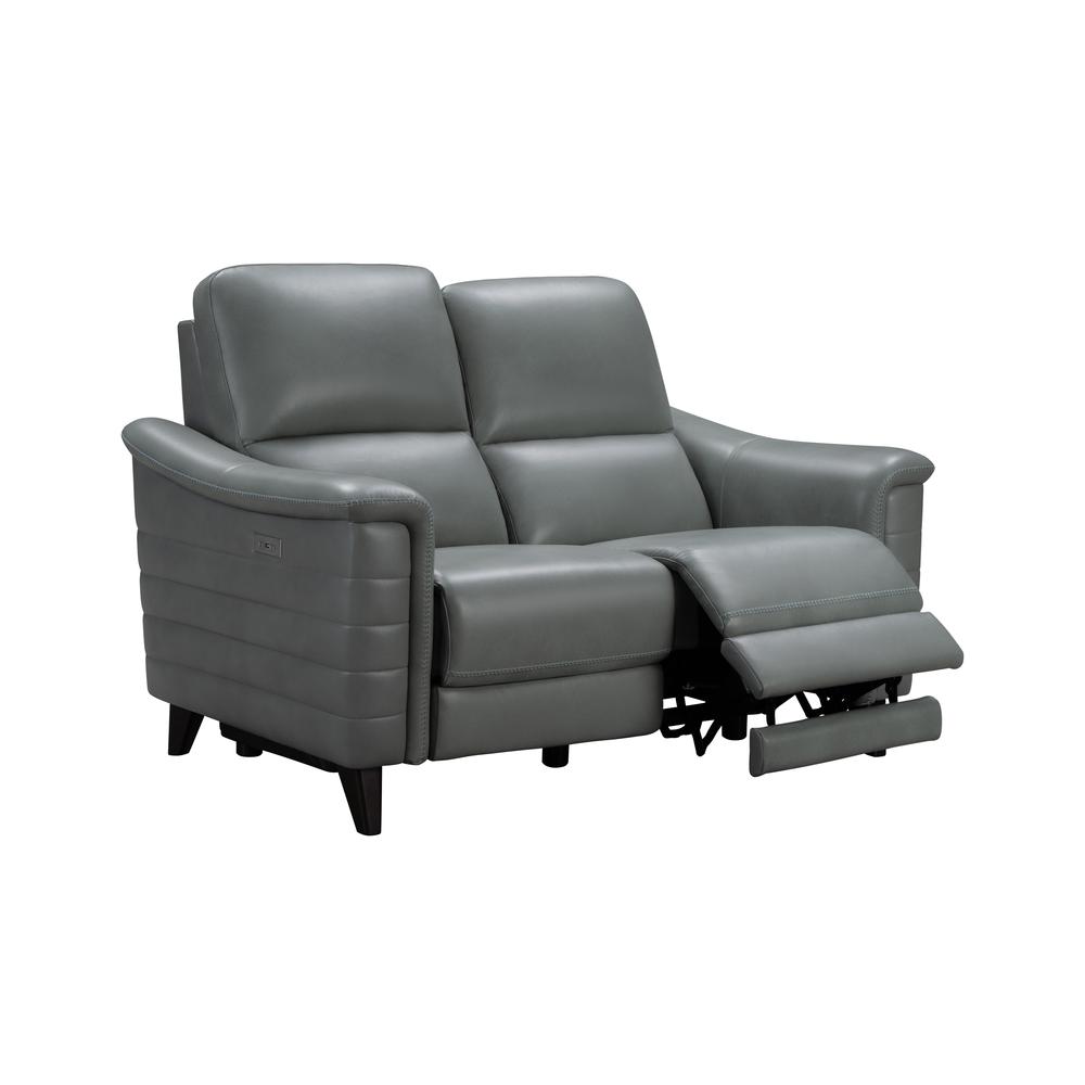 29PH-3081 Malone Power Reclining Loveseat, Green Gray. Picture 3