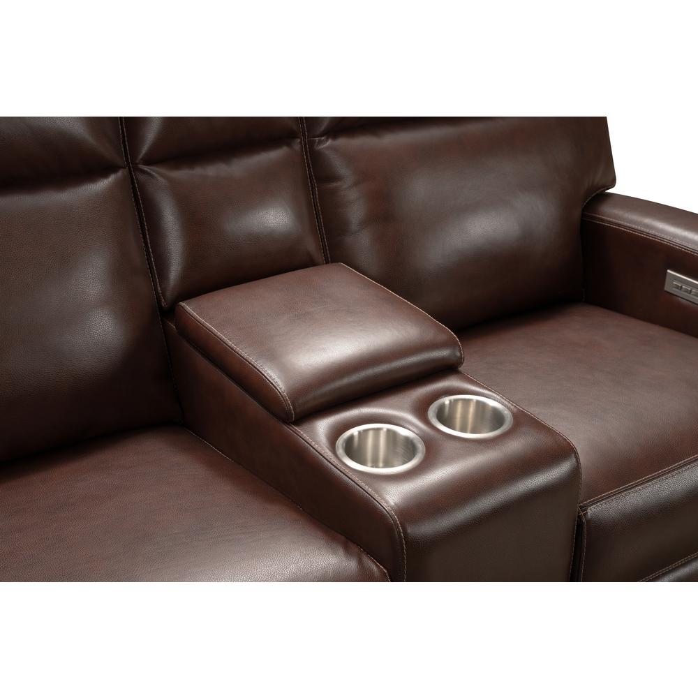 9PHL-1116 Marcello Power Recliner, Rustic Brown. Picture 11