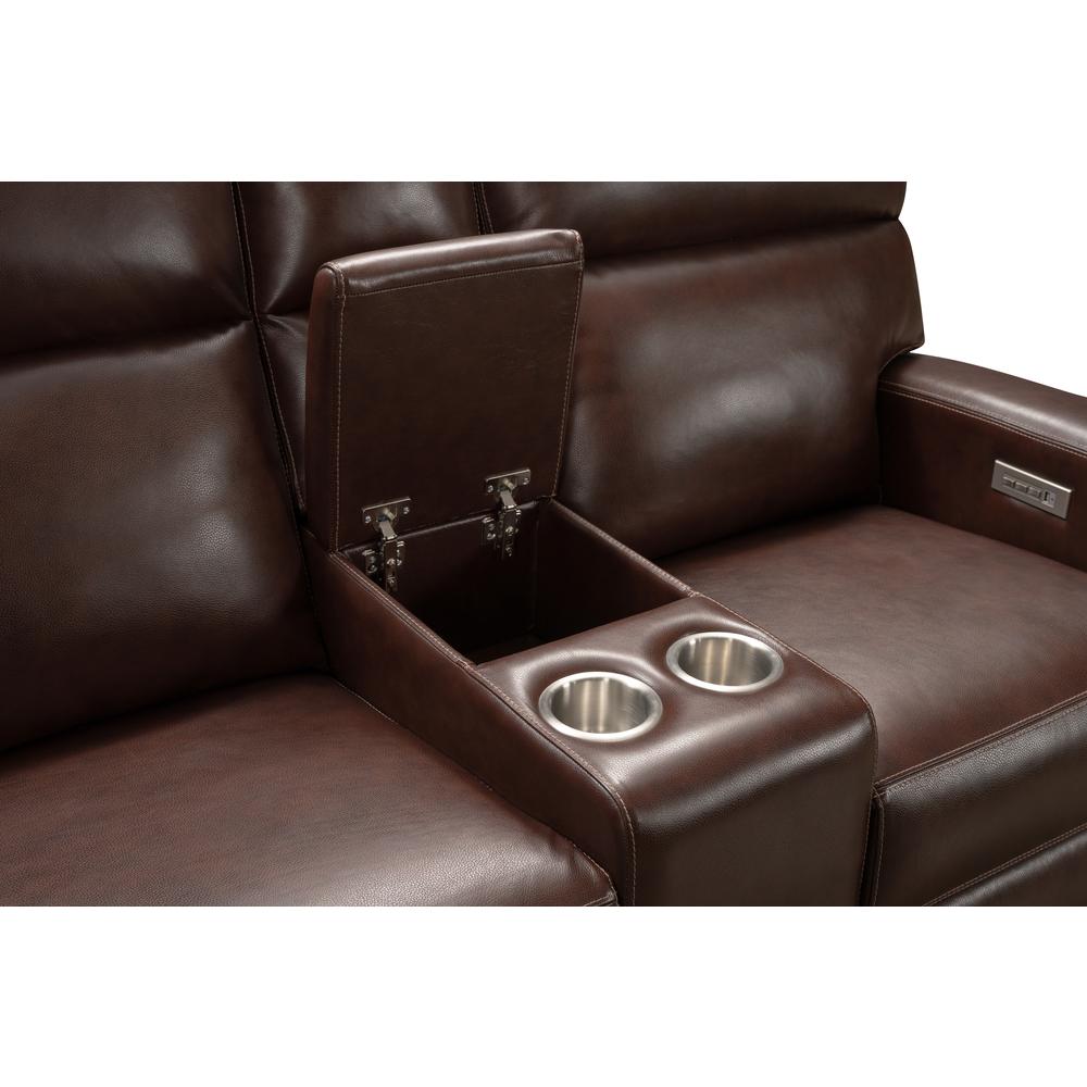 9PHL-1116 Marcello Power Recliner, Rustic Brown. Picture 12