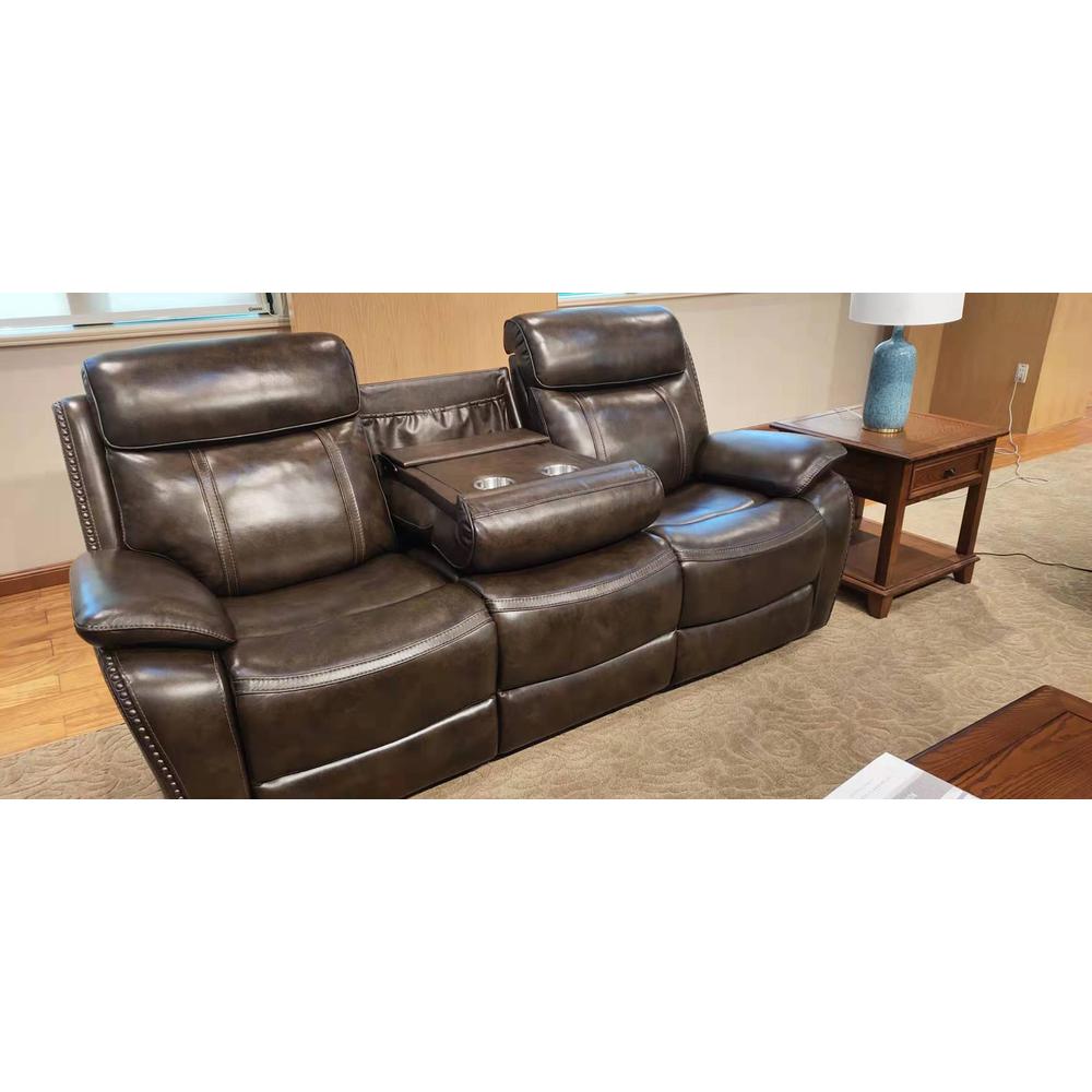 9PHL-3703 Sandover Power Recliner, Chocolate. Picture 7