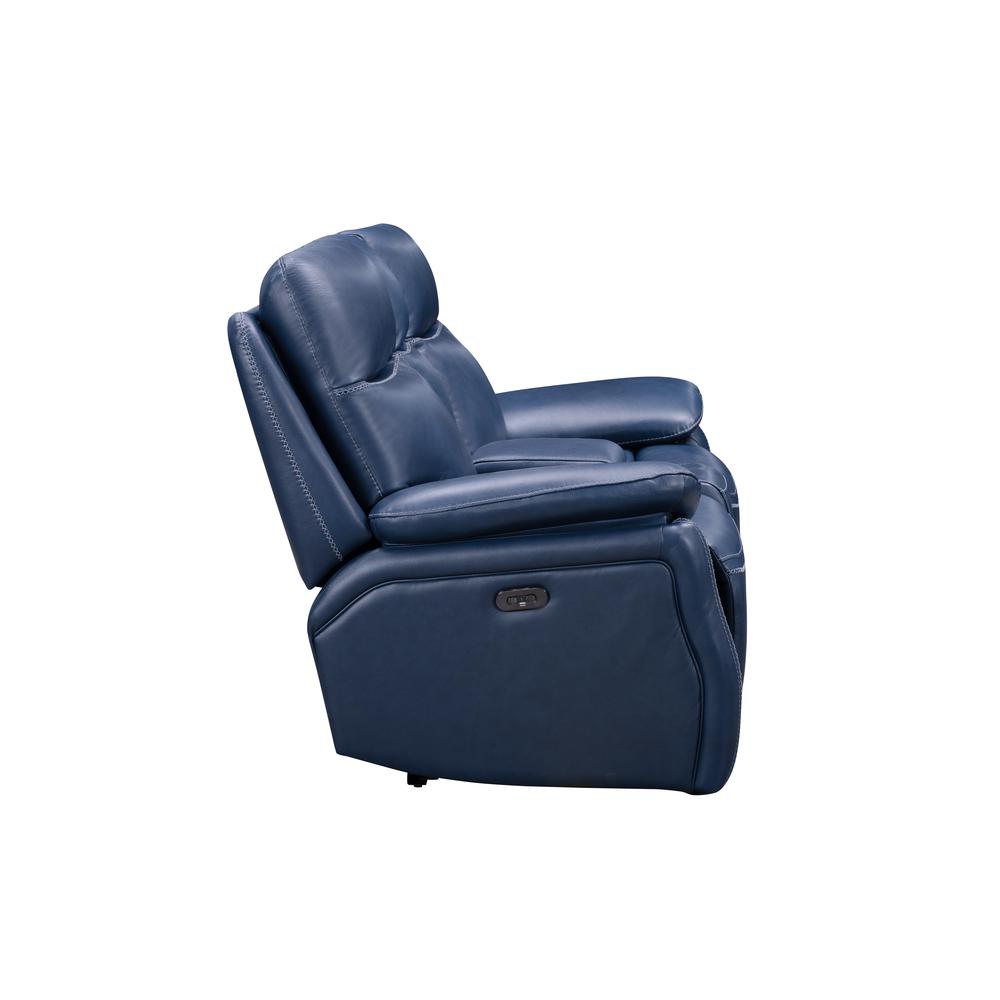 24PH-3628 Micah Console Loveseat, Navy Blue. Picture 6