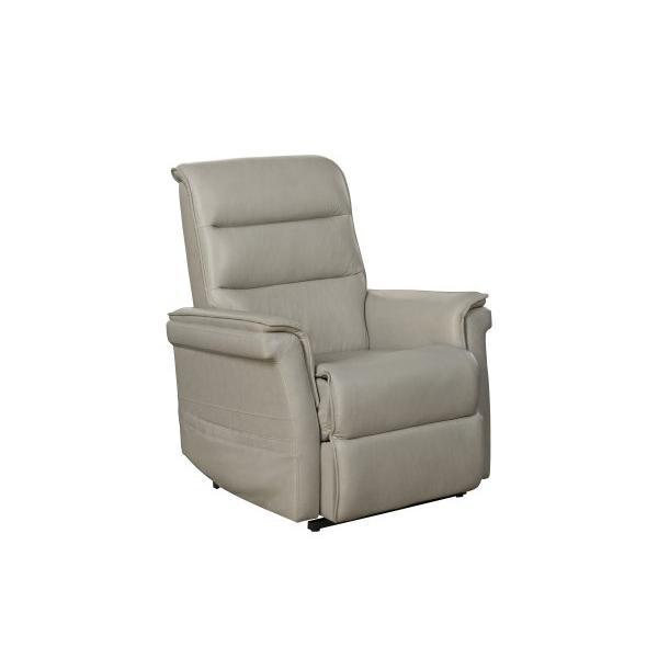 Ashland Push Thru The Arms Recliner, Cason Putty / All Leather. Picture 1