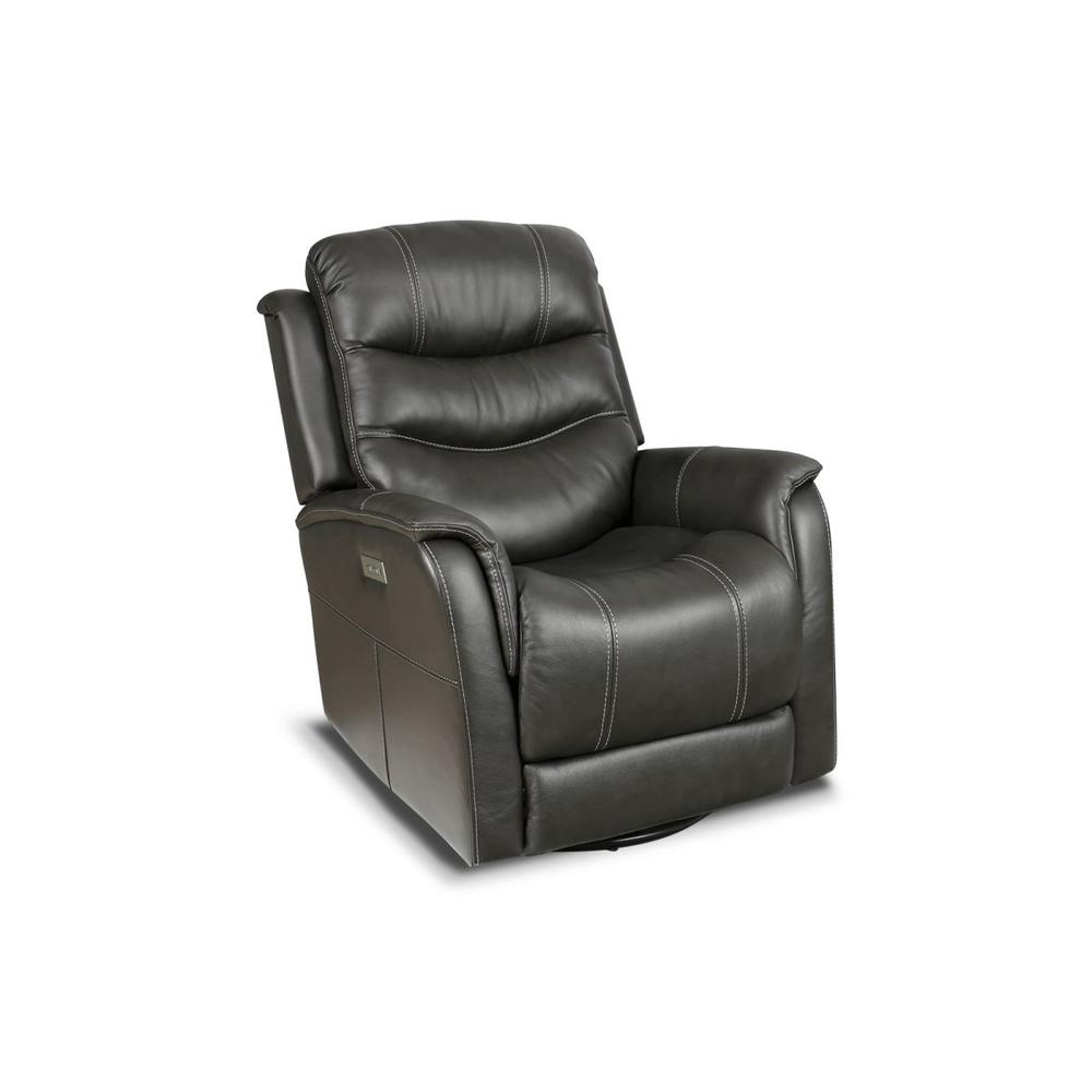 Smithfield Recliner, Marisol Cabernet / All Leather. Picture 1