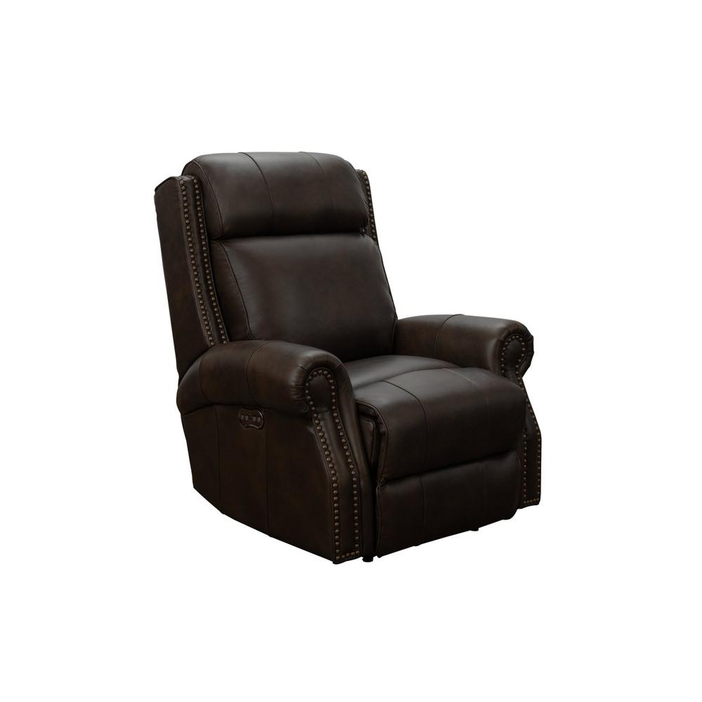Smithfield Recliner, Highland Emerald / All Leather. Picture 1