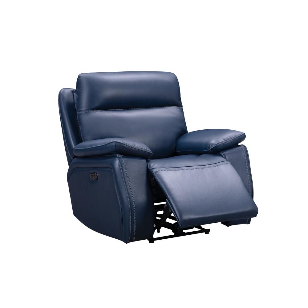 9PH-3628 Micah Power Recliner, Navy Blue. Picture 3