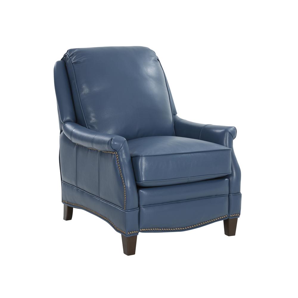 Ashebrooke Recliner, Marisol Blue / All Leather. Picture 2