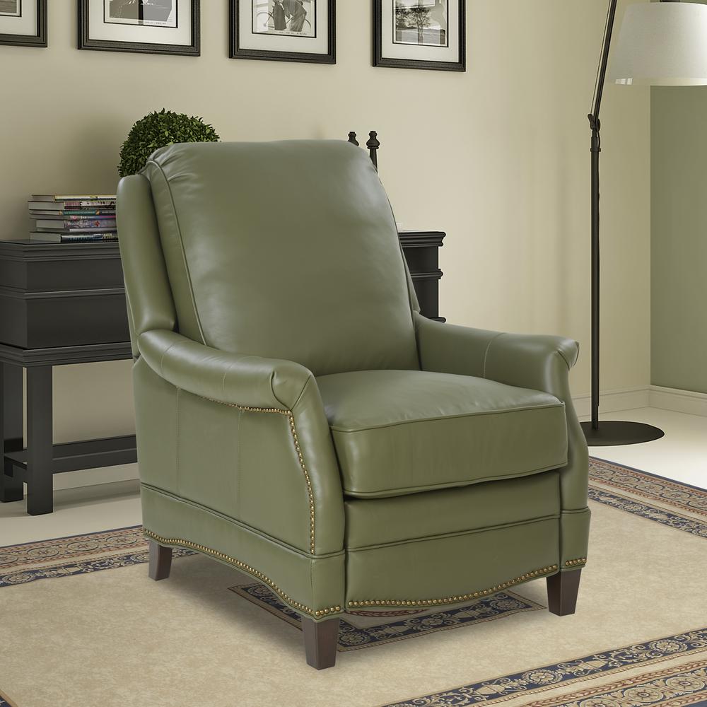 Ashebrooke Recliner, Giorgio Chive / All Leather. Picture 5