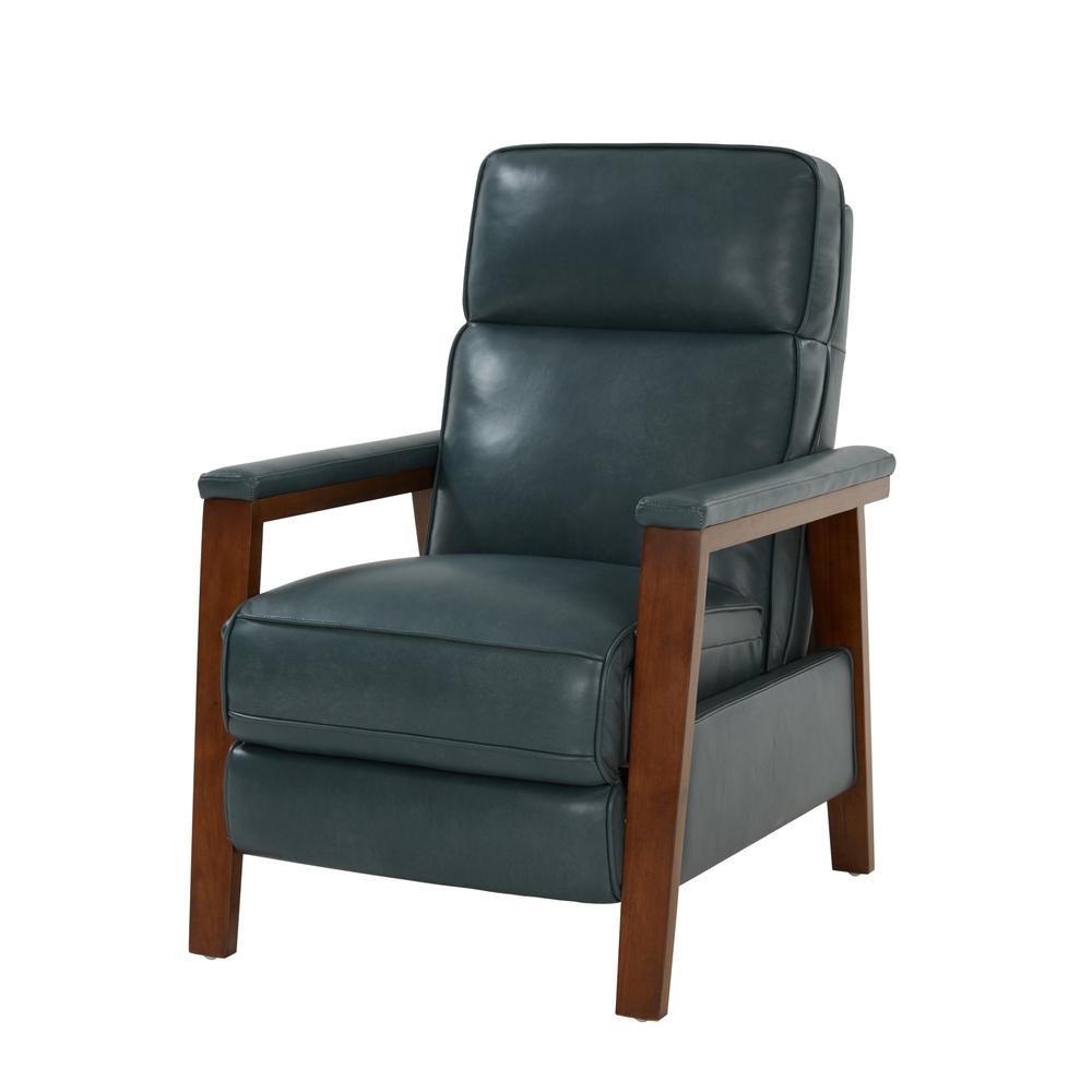 7-1187 Ashland Push Thru The Arms Recliner, Bluegray. Picture 7