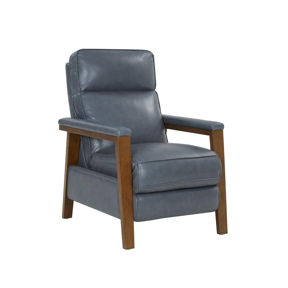 Ashland Push Thru The Arms Recliner, Marisol Flint / All Leather. Picture 2