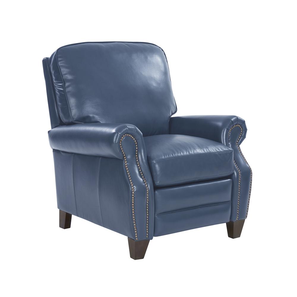 Briarwood Recliner, Marisol Blue / All Leather. Picture 2