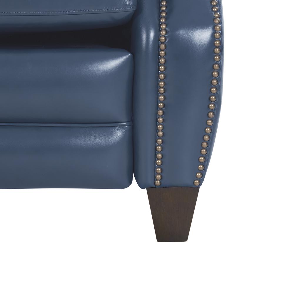 Briarwood Recliner, Marisol Blue / All Leather. Picture 5