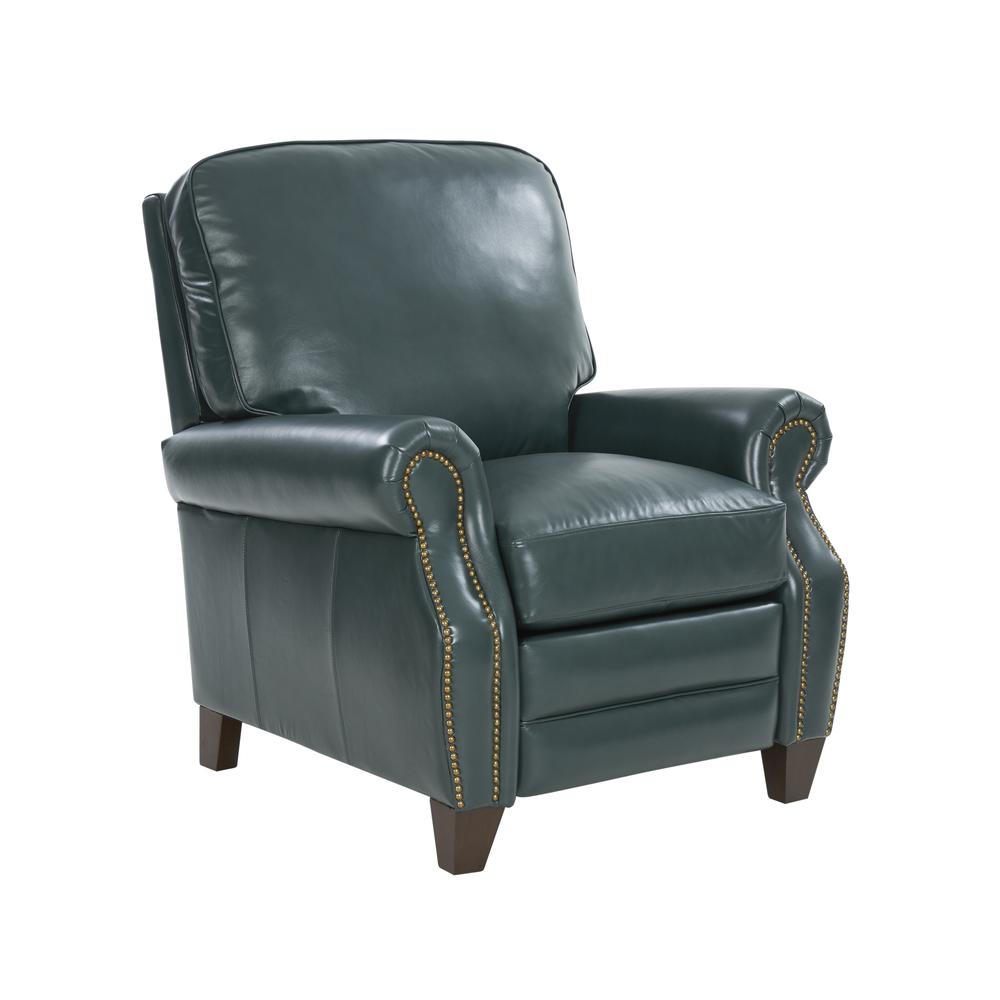 Briarwood Recliner, Highland Emerald / All Leather. Picture 1